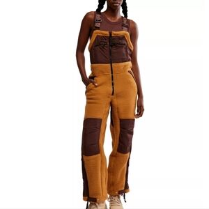 NWT Women's FREE PEOPLE Movement Fleece Overalls